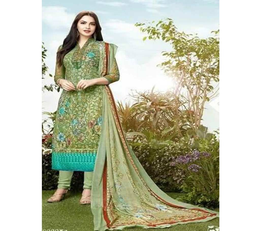 Unstitched Cotton Three Piece HASNA PRINTS HUSNA ARA VOL 8