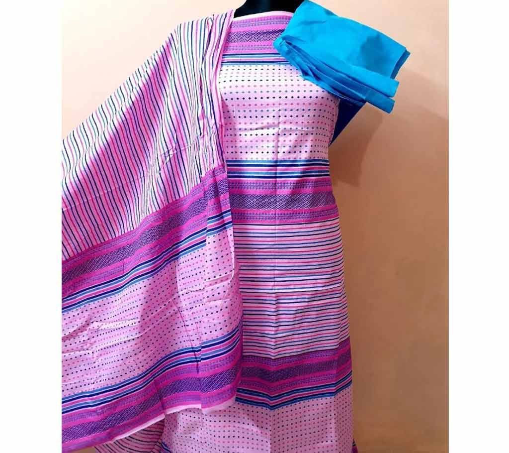 Screen Printed Organdy Cotton 3pcs 03 - Violet - RTC