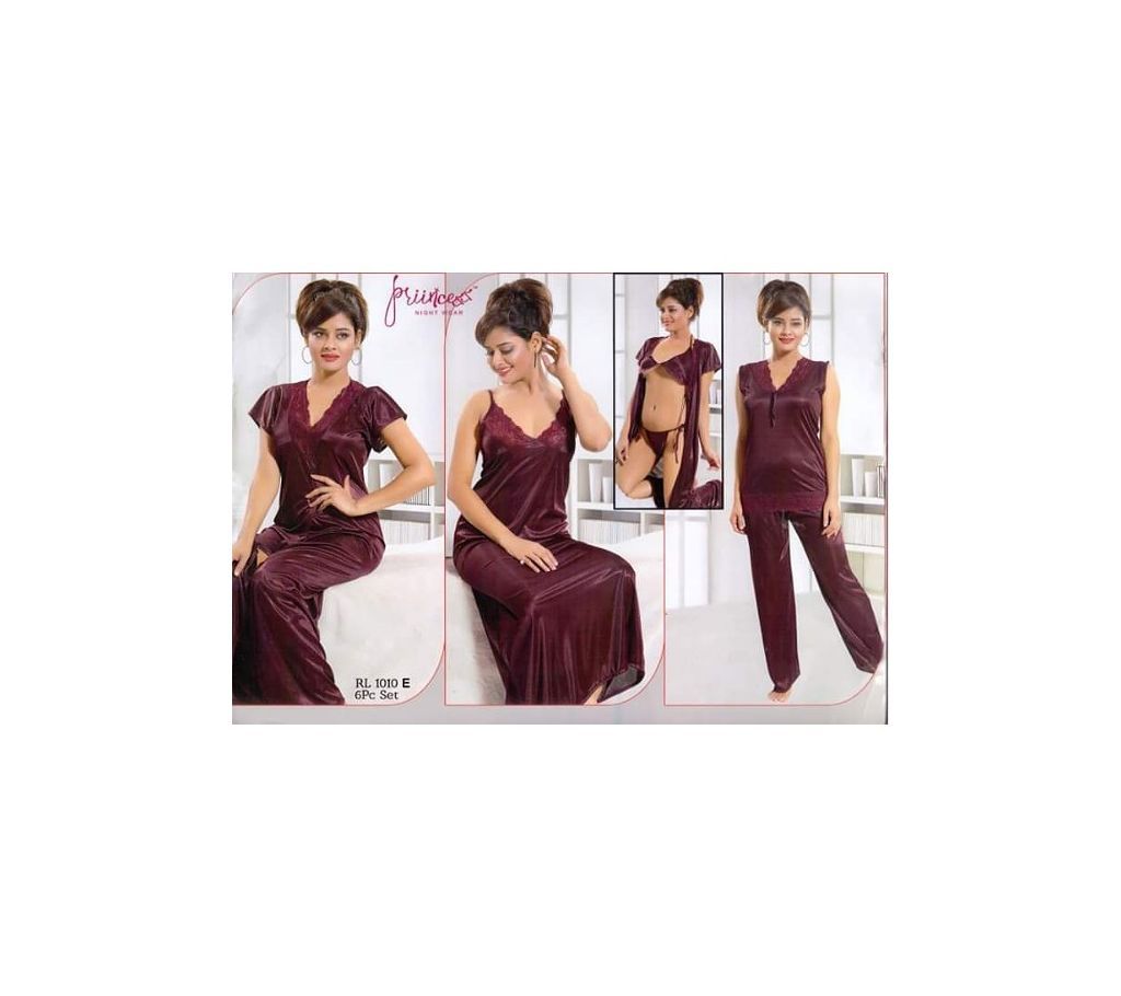 Fashionable Six Part Night Dress from For Women ND6-10