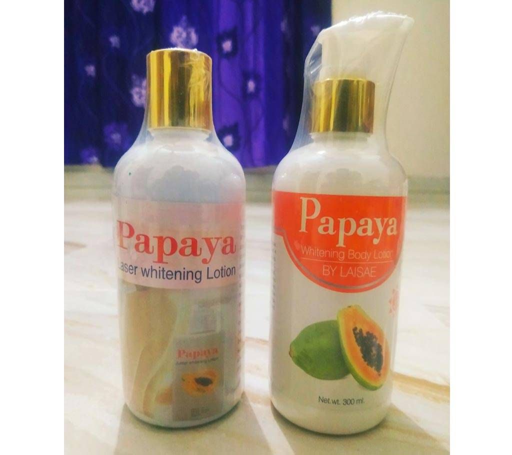 Papaya laser whitening body lotion 300gm (China)