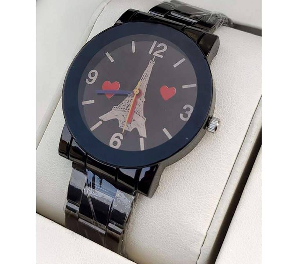  Ifel Tower Design Metal Leadies Wrist Watch 