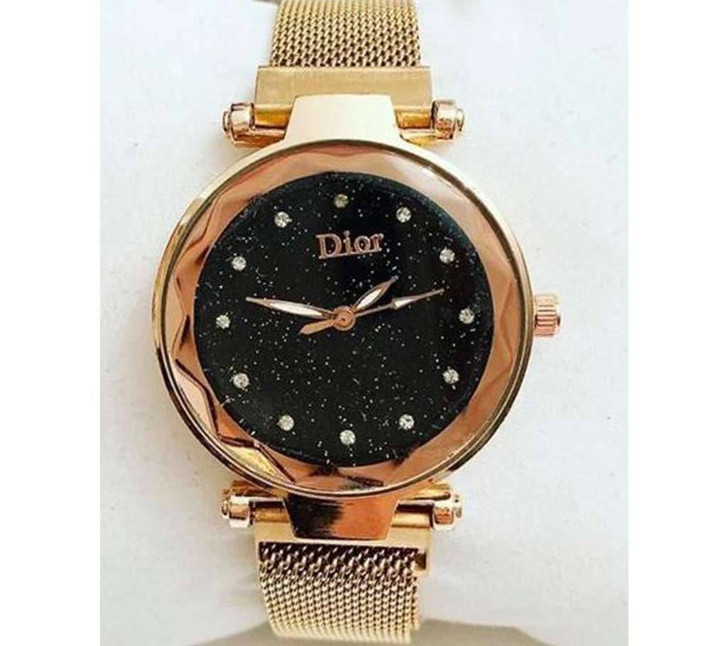 Dior Ladies Watch   Golden14  SFH Copy