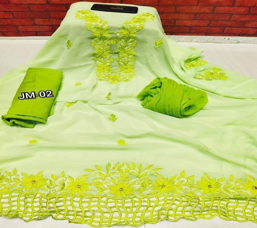 Unstitched Georgette 3Pcs