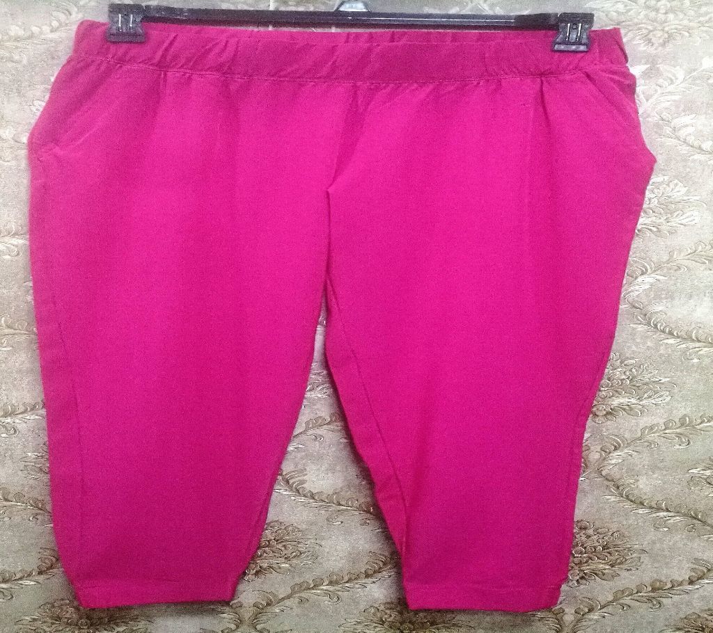 Ladies Spandex Western Pink Trousers