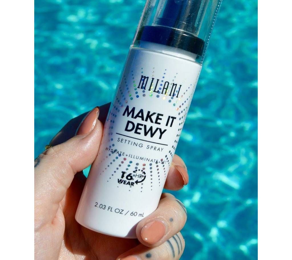 Milani-Make It Dewy 16Hr Setting Spray Hydrate Illuminate Set-60 ML-USA