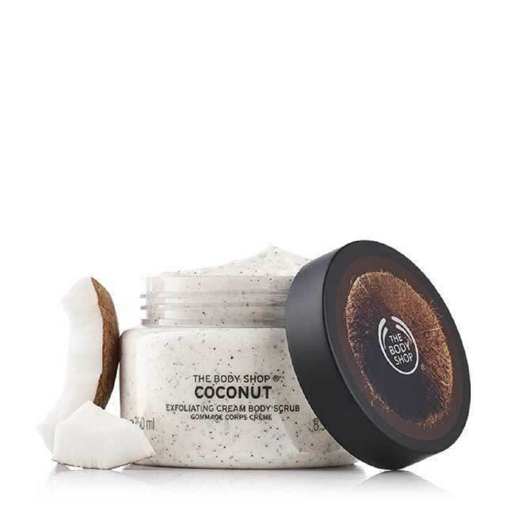 Coconut Exfoliating Cream Body Scrub.