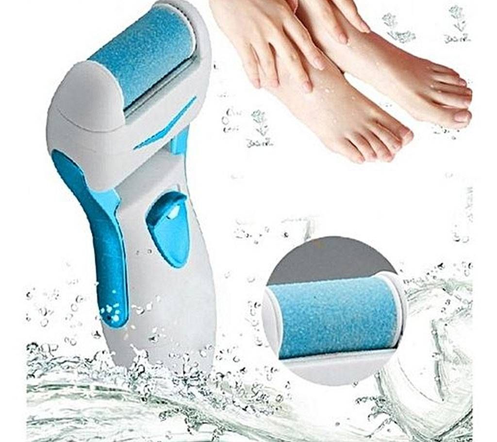 Rechargeable Callus Remover - Blue and White