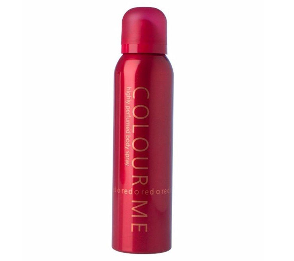 Colour Me Body Spray (Red) For Ladies (150 ml.)