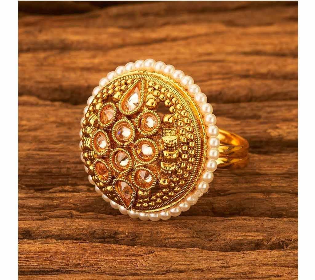 ANTIQUE CLASSIC RINGS WITH GOLD PLATING 17263 (by Pink Point - KJ17263)