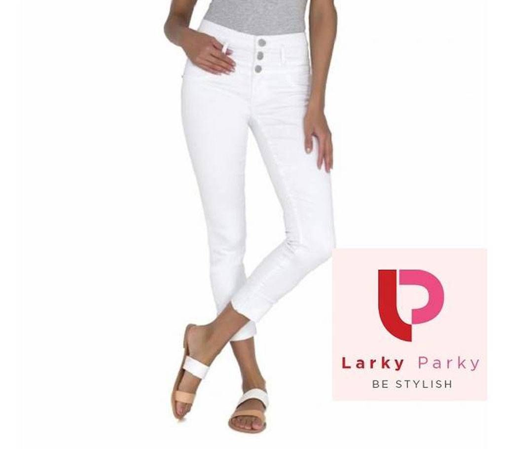 TRIPLE STACK HIGH WAIST SKINNY PANT