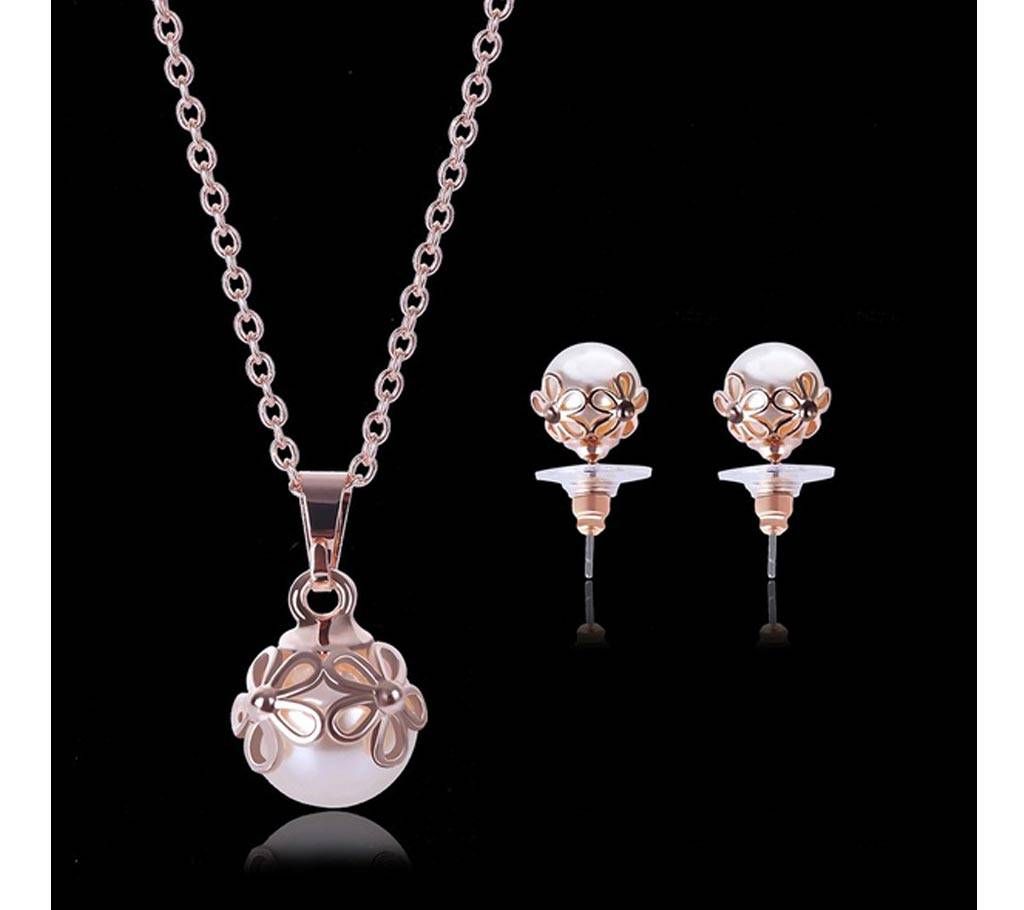Chia Fashion Beautiful Pearl Necklace set (by Pink Point - CHIA29)