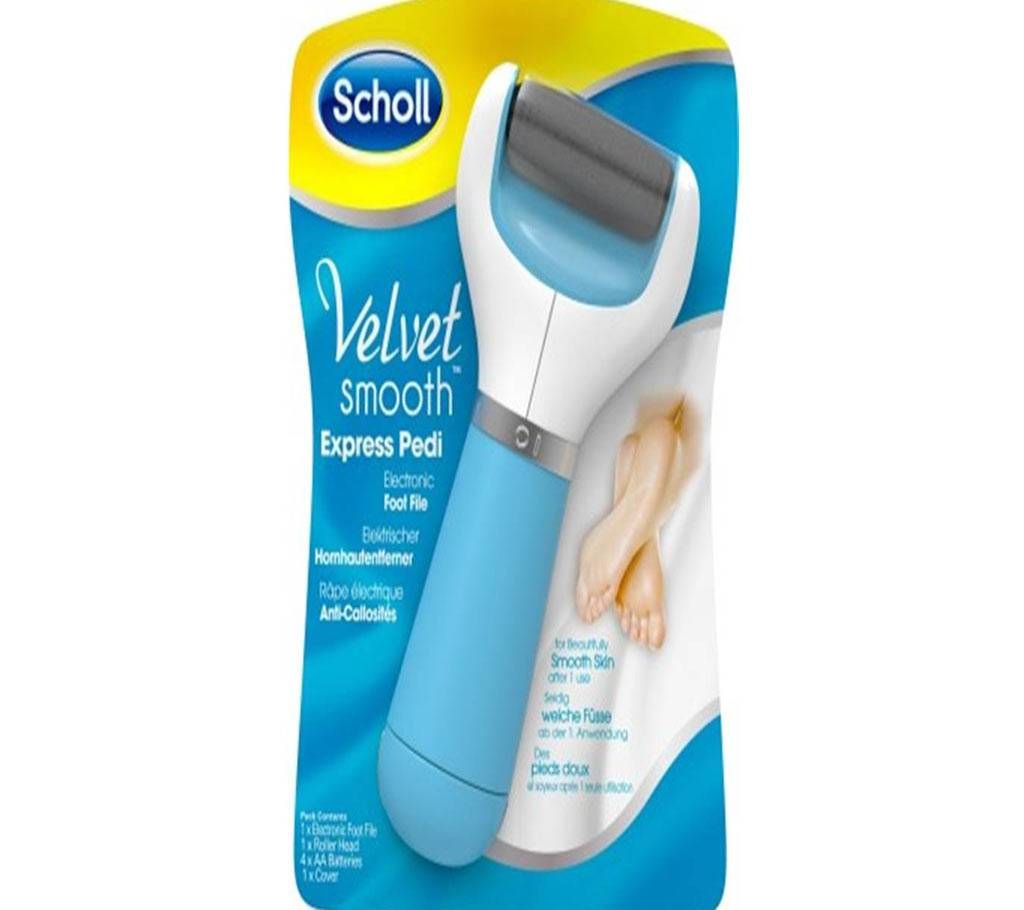 SCHOLL SMOOTH PEDI ELECTRONIC FOOT CLEANER
