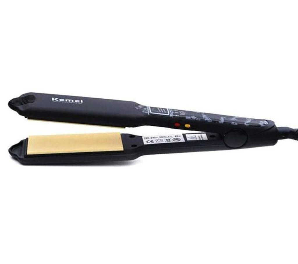 Kemei KM 1287-Professional Hair Straightener-Black