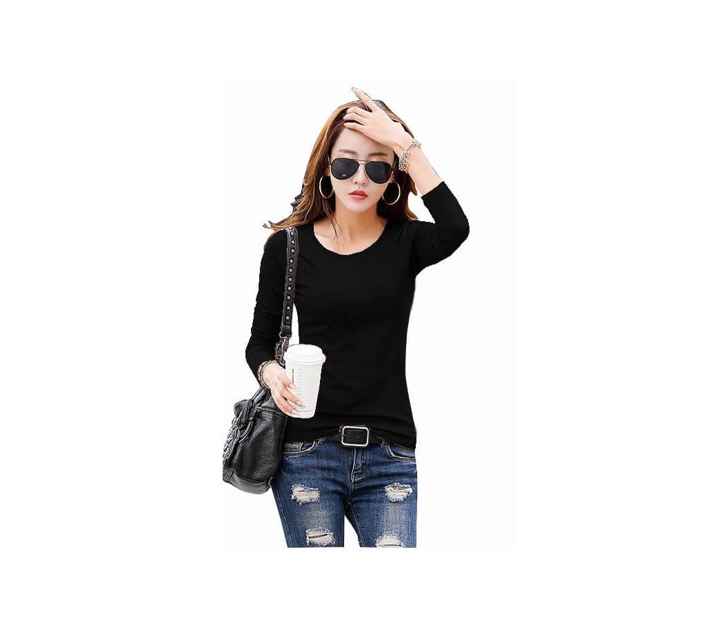 Black Slim Tops