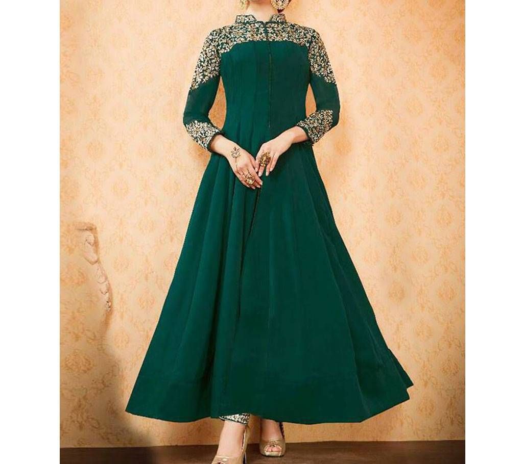 Full stitced Long gown style kurti for women's