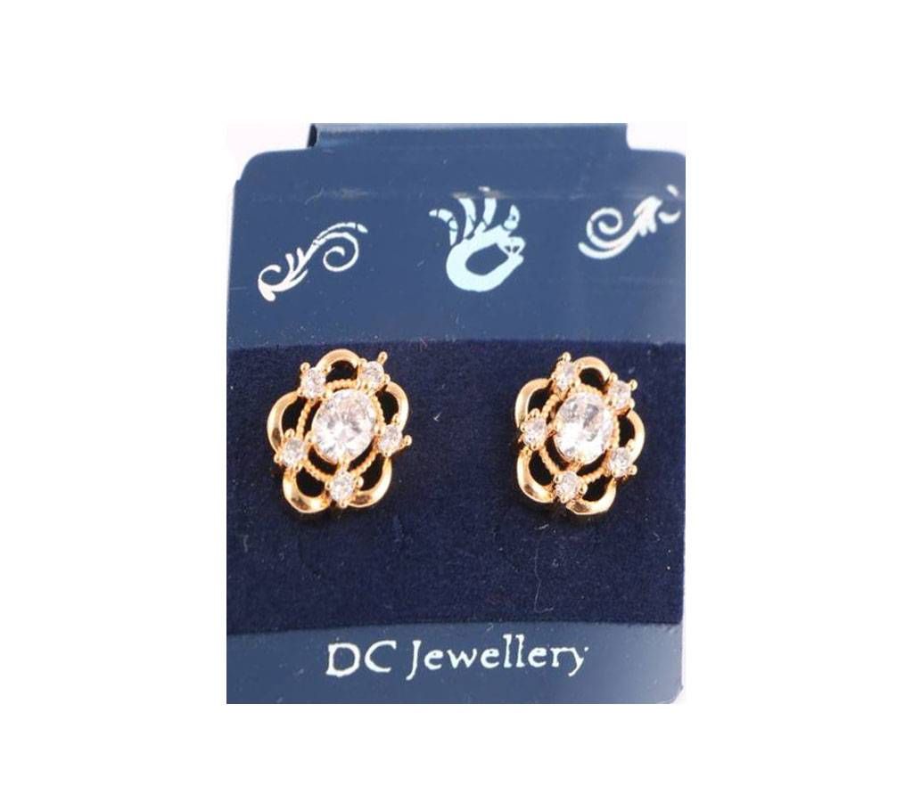 american diamond cut jhumka-642