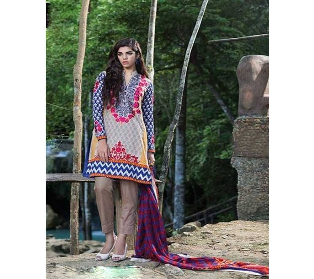 Zainab Chottani Designer Unstitched Lawn Three Piece 