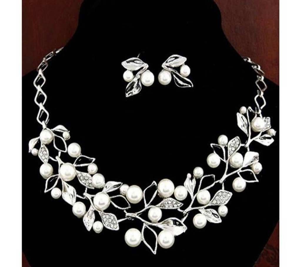 Rhinestone Necklace Set