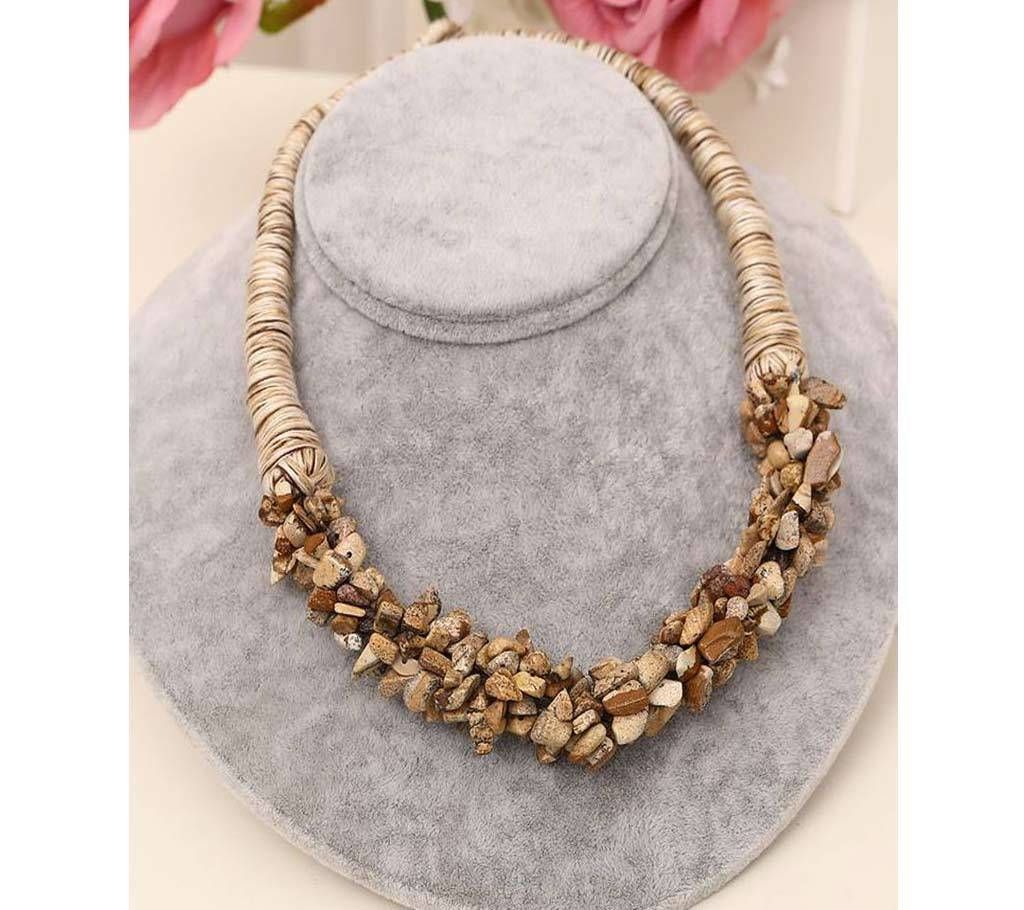 Natural Stone Beads Necklace