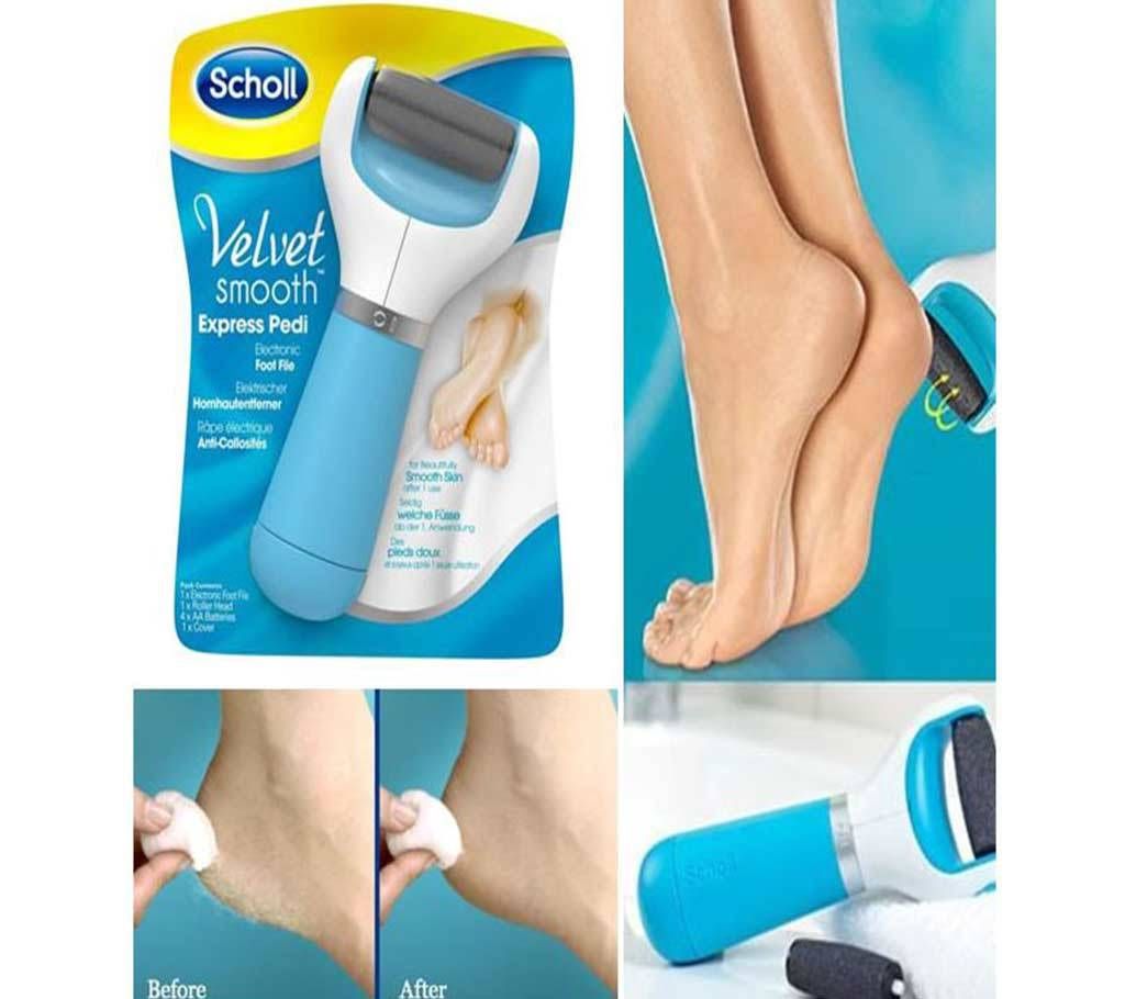 School Velvet Smooth Express Pedi Electronic Foot File