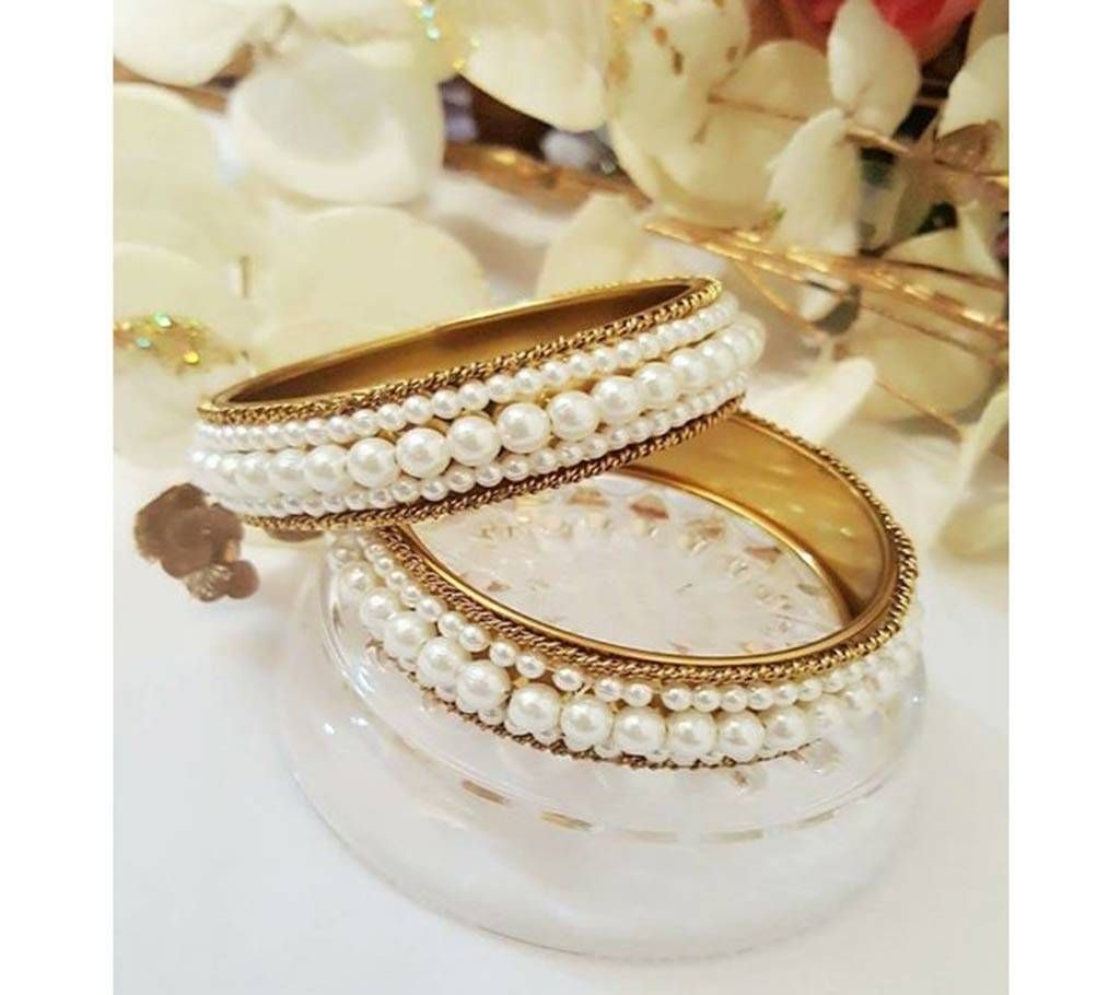Antique Perl Golden Color Bangles