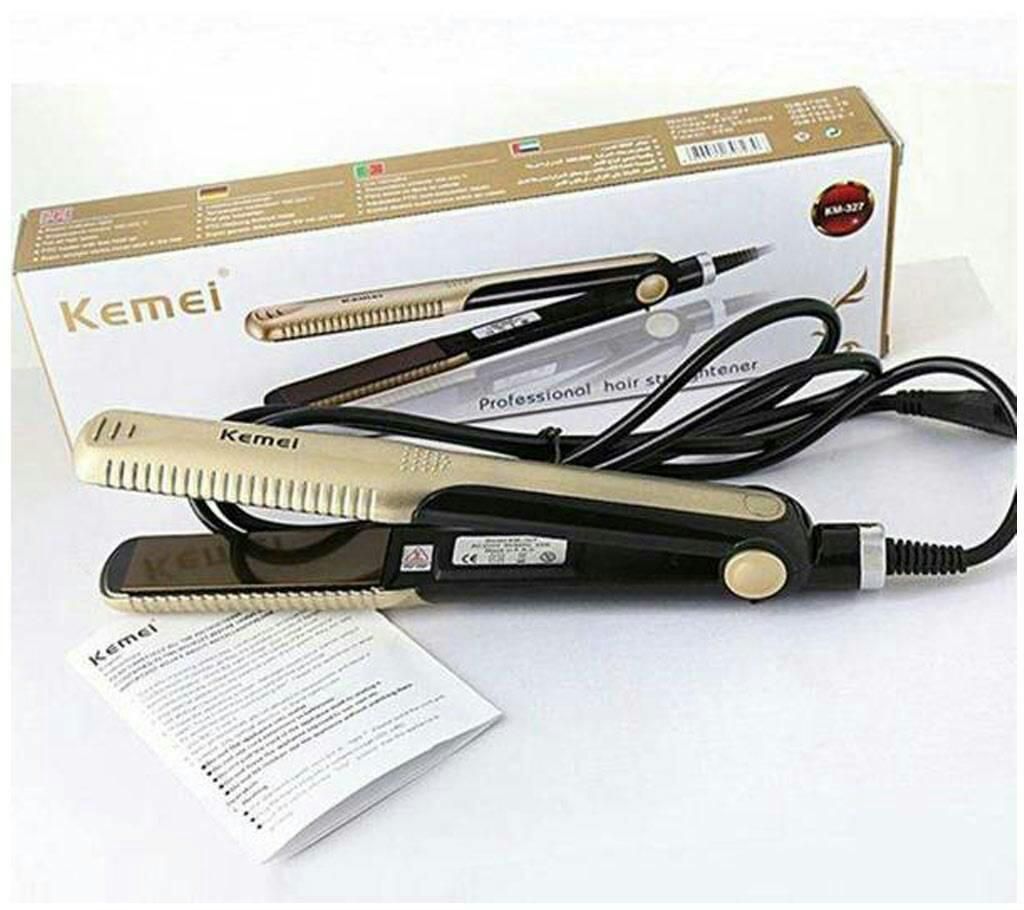 Kemei KM-327 Professional Hair Straightener for Women