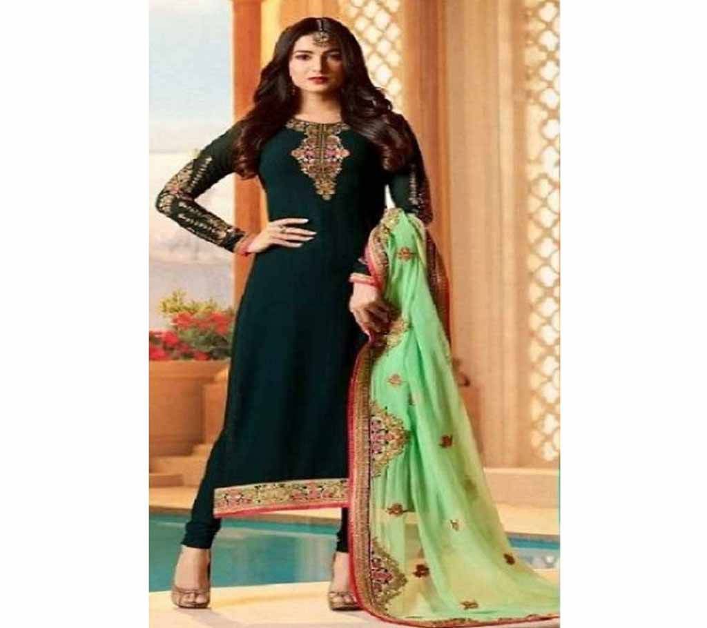 Georgette Embroidery Work Dress 04
