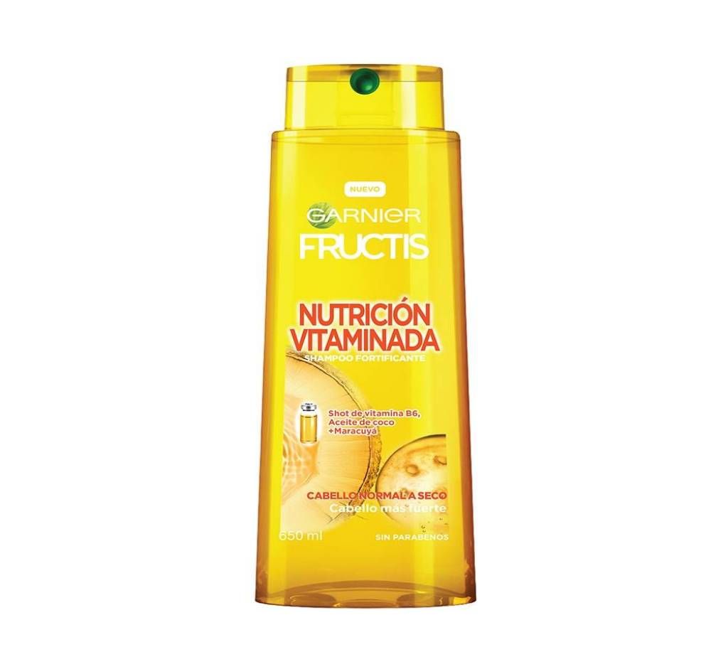 New Garnier Fructis Nutricion Vitaminada Shampoo, 650 ml, Mexico