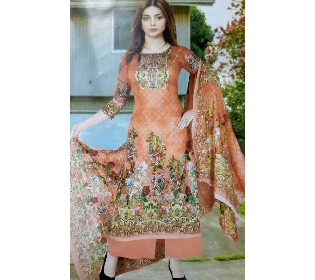 Insaf Digital Print Three-piece