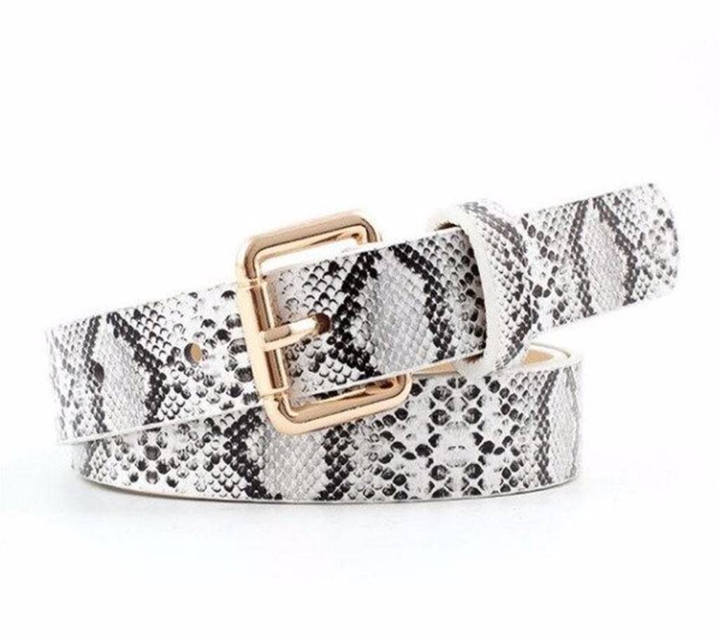 Pu Leather 105x2.3cm Waist Belt For Women