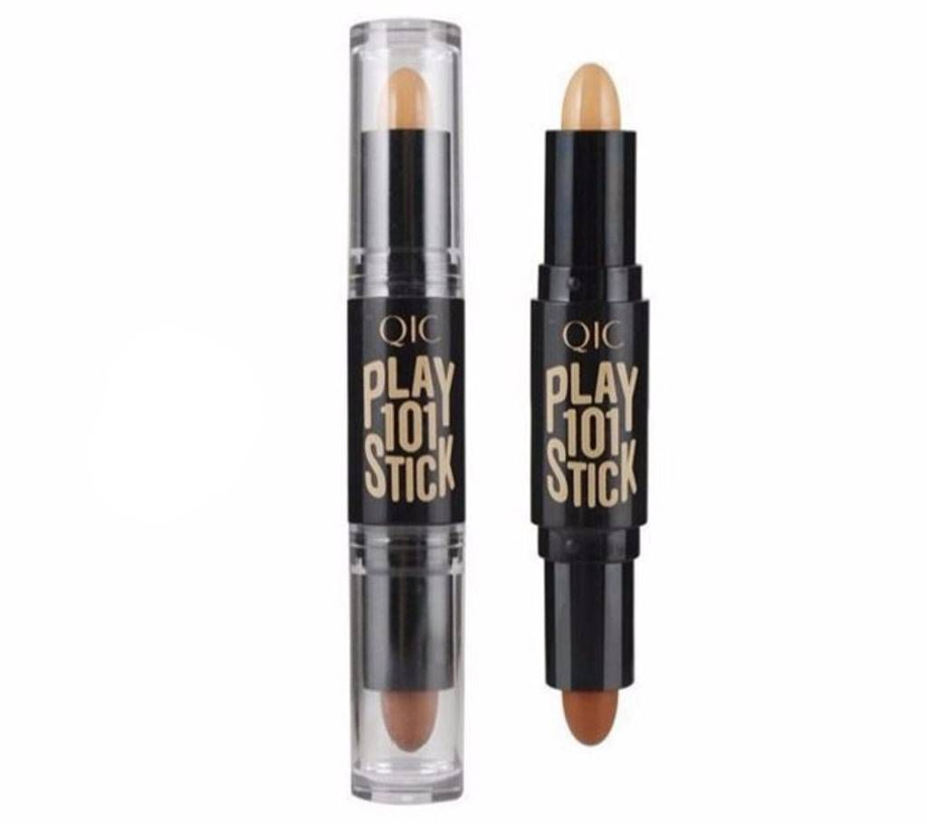 QIC Portable Double Head Facial Highlighter Shimmer Stick Pen 2.8g China