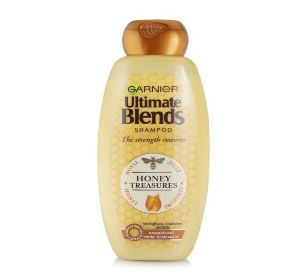 Garnier Ultimate Blends The Strength Restorer Honey Treasures Shampoo 360ml-Italy 