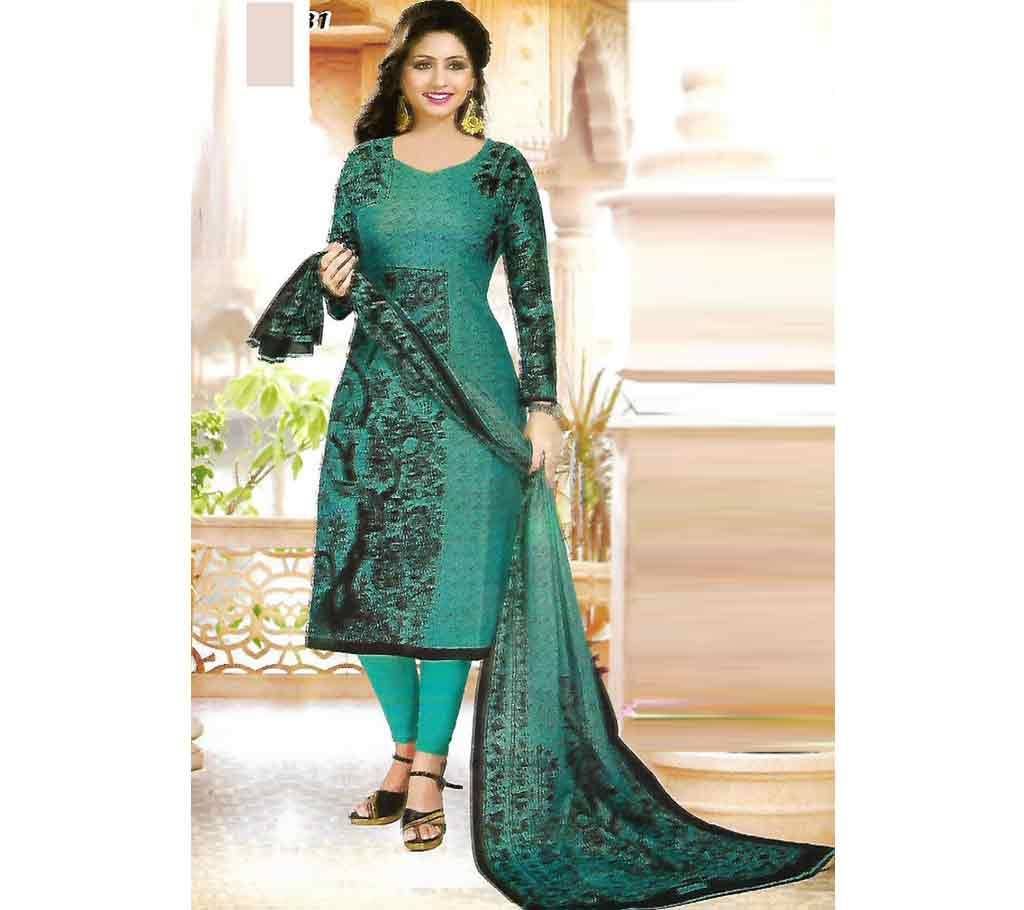  Unstitched Printed Cotton Three Piece1334