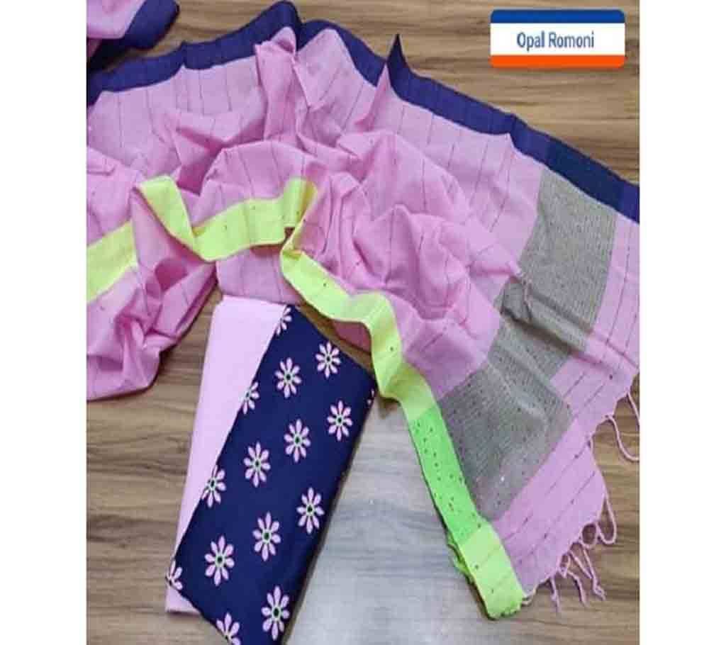 Homemade Tat Original Cotton Multi Color Deshi Shalwar Kameez-90