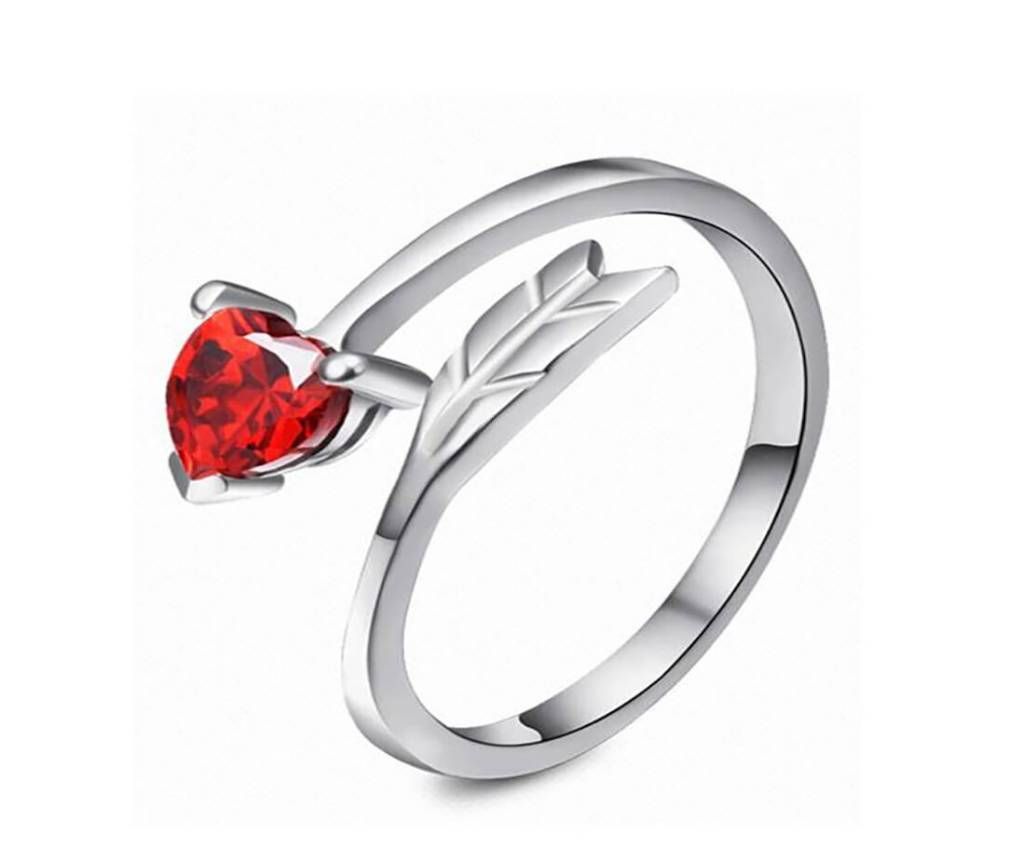 Crystal stone setting finger ring 