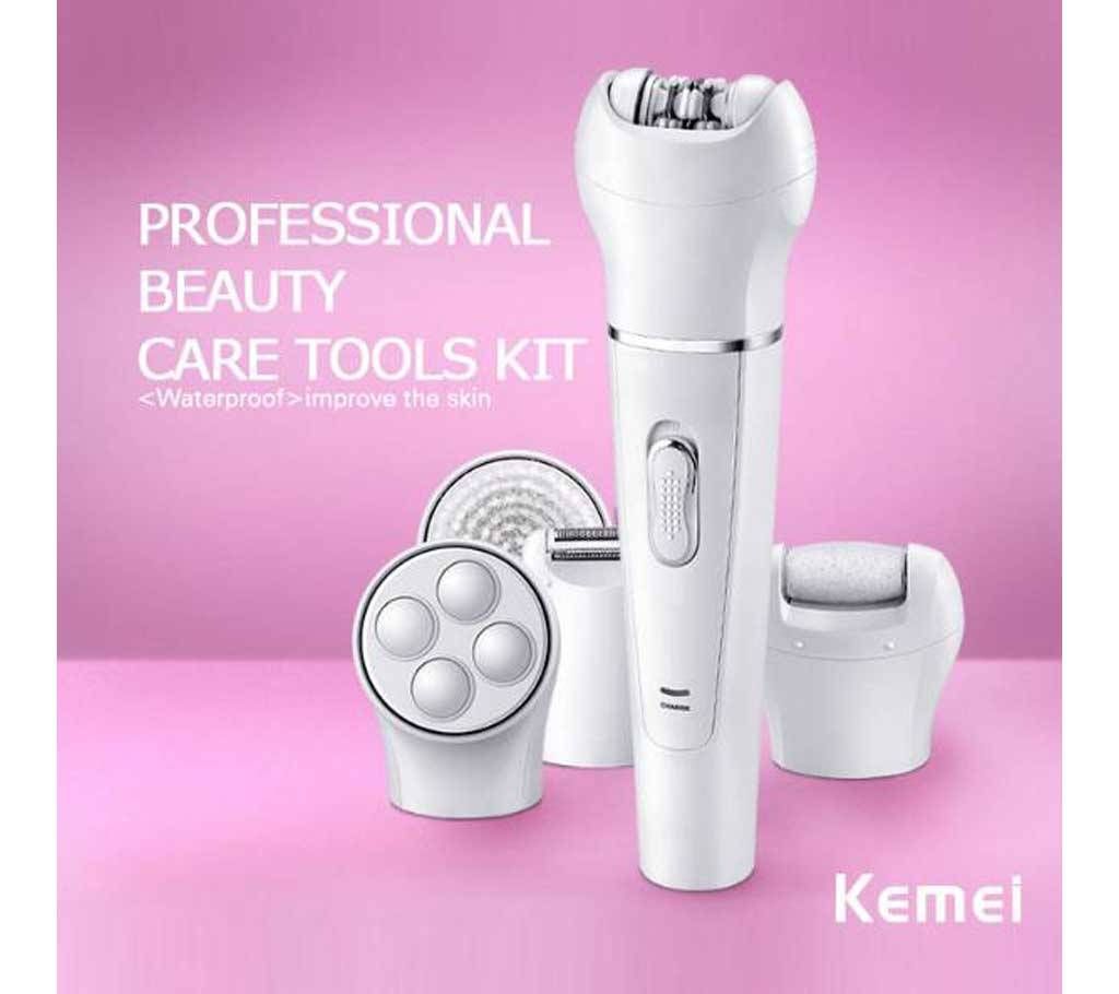 Kemei2199 5 in 1 Lady Shaver Callus Remover Facial