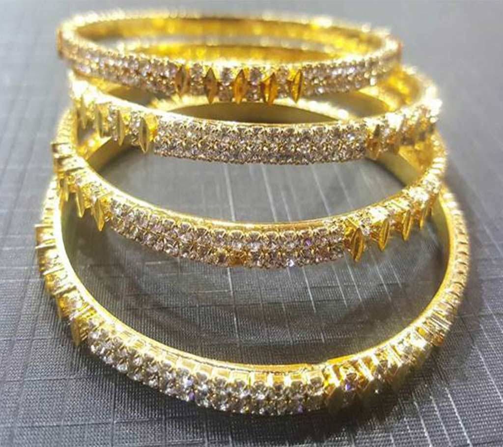 Gold Plated Bangles Set (4 pcs)