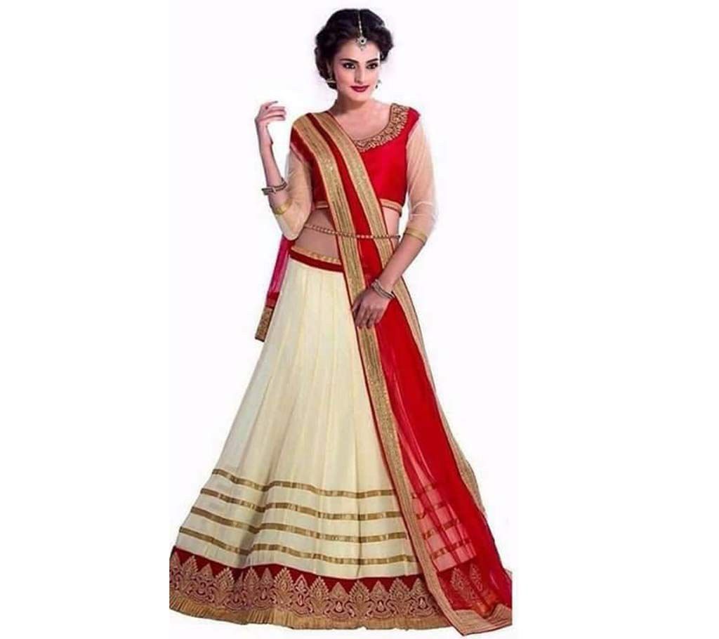 Indian semi-stitched Georgette Lehenga (Copy)