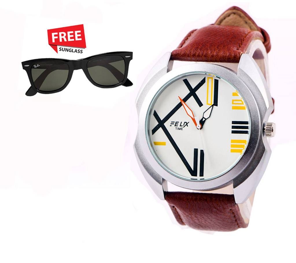 Felix time Menz Casual Wrist Watch