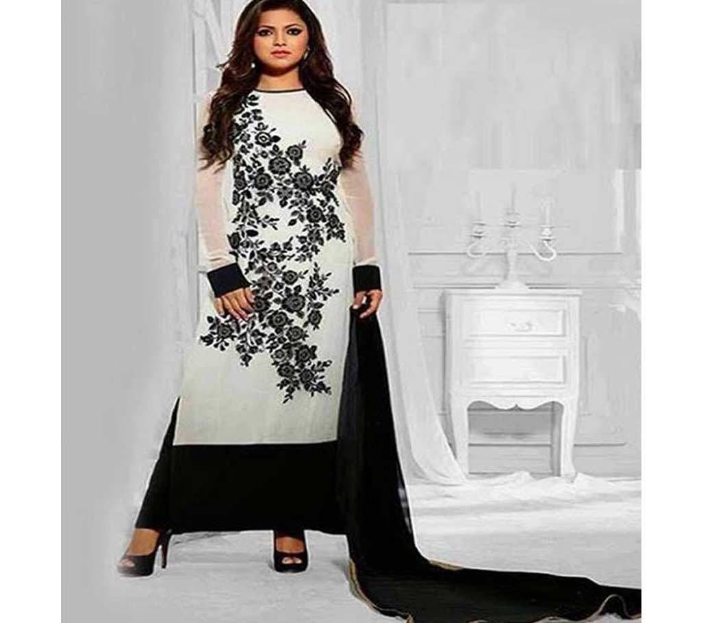 Unstitched block printed Salwar Kameez seblock-313