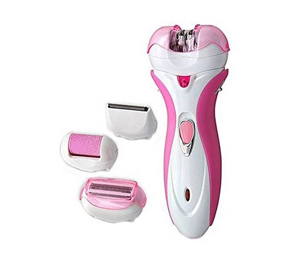 Kemei KM-2531 Ladies Hair Removal Epilator - White and Pink