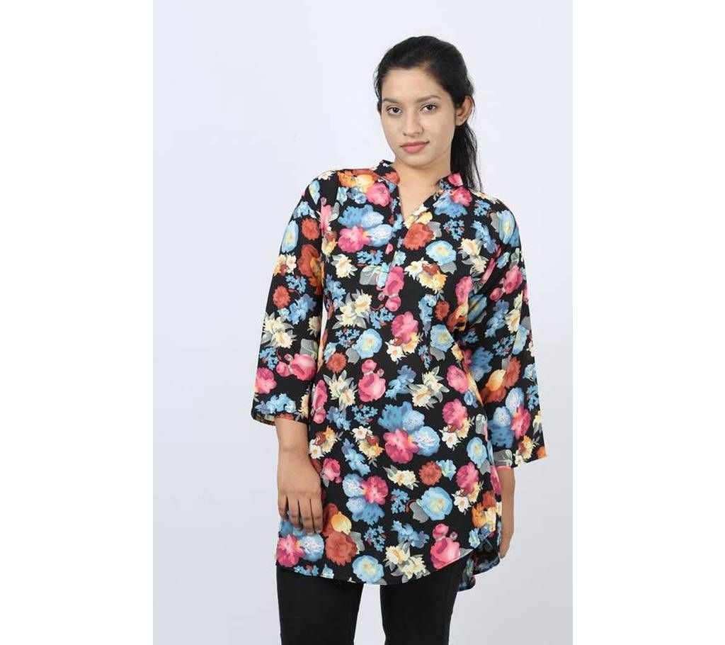 Flower Printed Georgette Ladies Fatua
