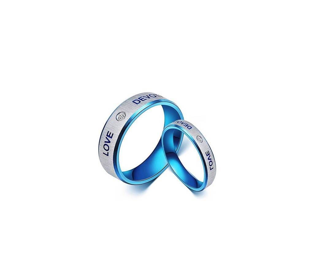 Love Devotion Couple Wedding Rings