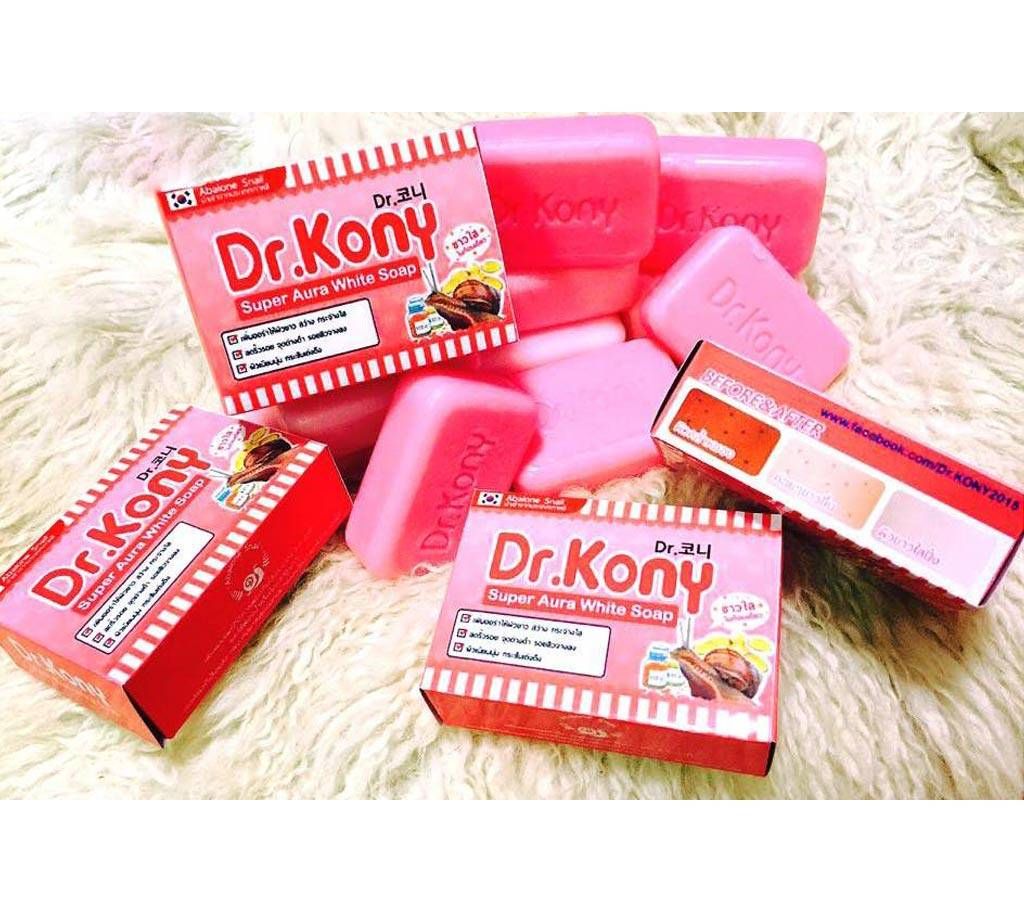 Dr.Kony Super Aura White Soap White in a lump 40g Thailand