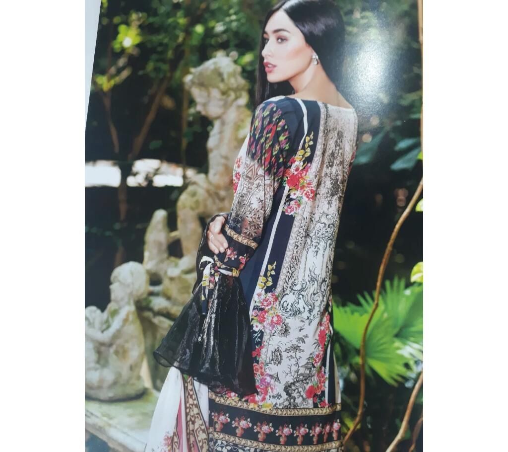Digital Printed Three Piece Lawn