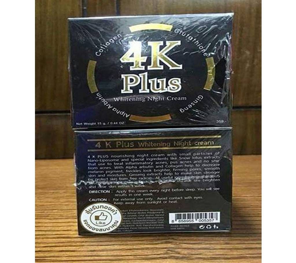 4K Plus Whitening Night Cream