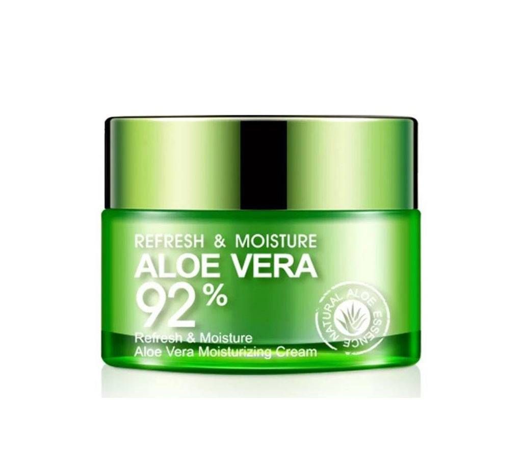 BIOAQUA 92% Aloe Vera Refresh Moisture Cream Moisturizing Skin Lightening 50g China