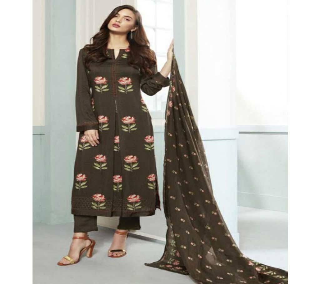 Sarg Parnika - 402 Unstitched Cotton Suit
