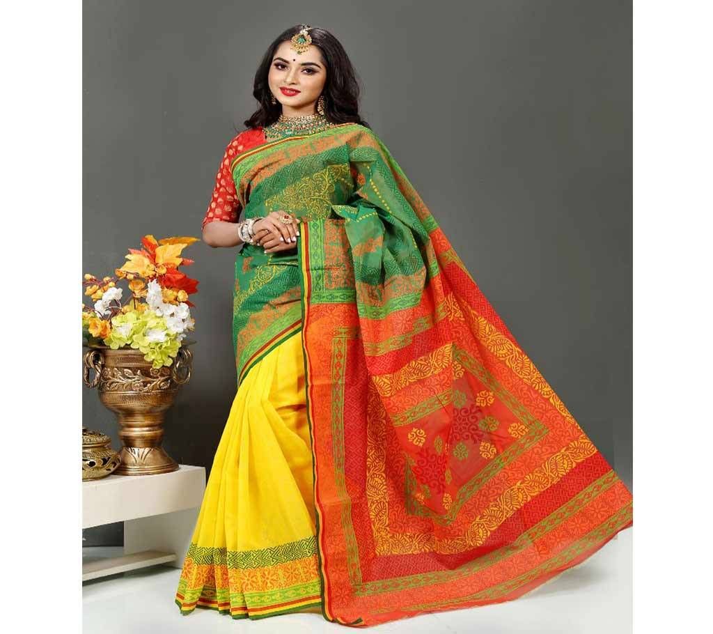 Three Shade Andi Silk Saree