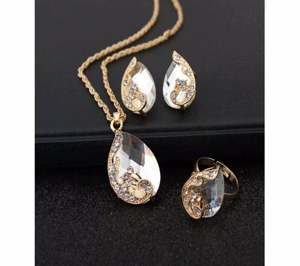 Water Drop Shape Jewelry Set